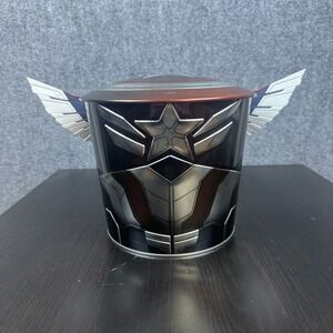 Marvel Captain America Brave‎ New World Armor Tin Popcorn Bucket